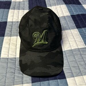 womens florida marlins camo mlb 59fifty hat new